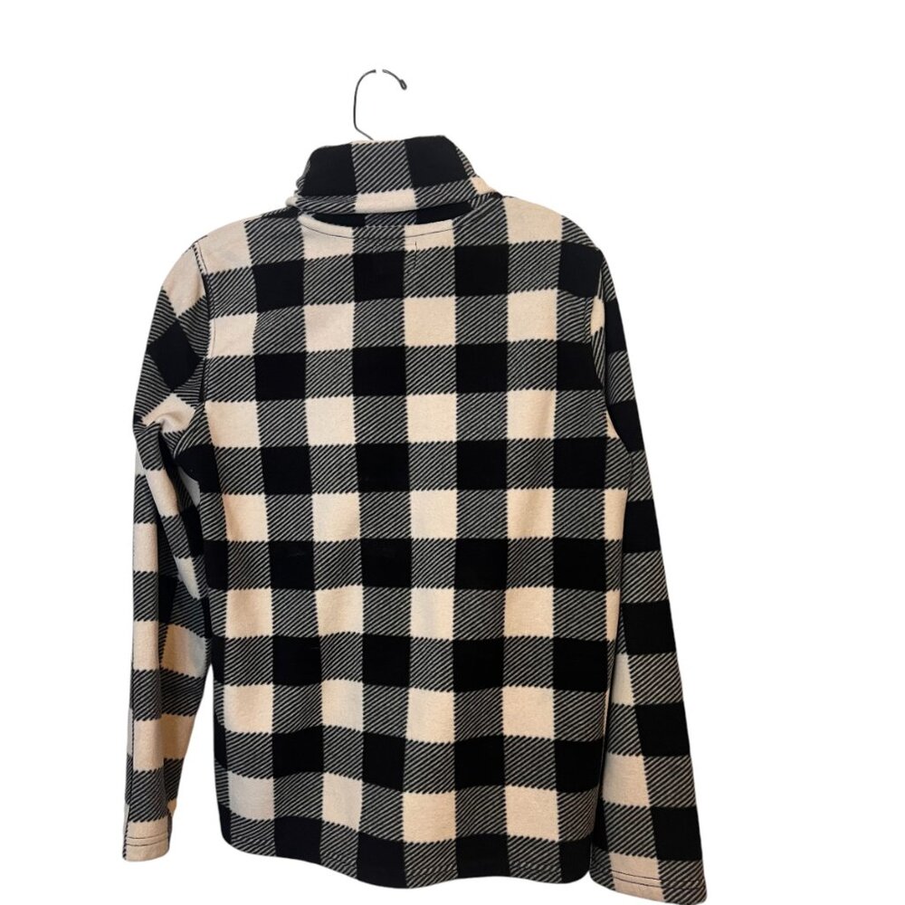 Vintage American Living Black & Cream Fleece - Picture 3 of 6